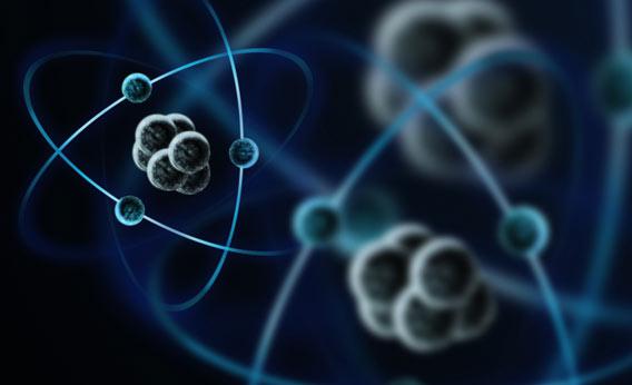 Subatomic particles.